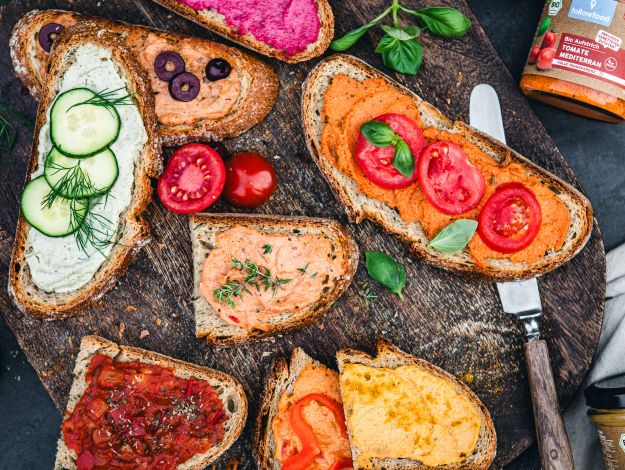 Vegane Aufstriche für jeden Geschmack